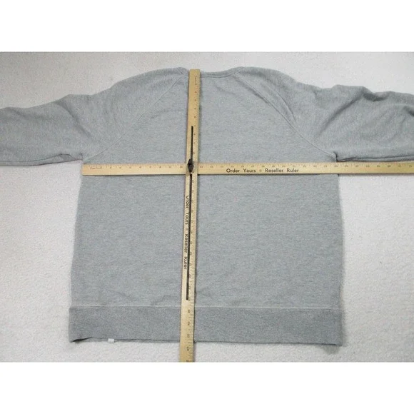 Outerknown Sweatshirt Mens 2XL Gray Crewneck Hemp Cotton Raglan Pullover‎